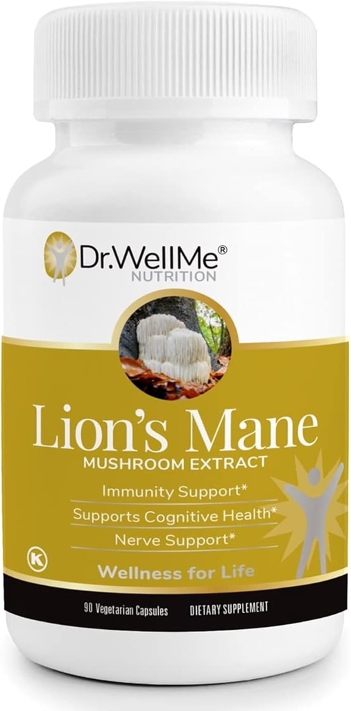 Organic Lion's Mane Mushrom Capsulas 500mg 