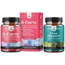 Bundle of G Curve Horny Kozia burina pre ženy - Vylepšená energia Mood Performance a bylinné pečeň podpora mlieko bodkované s púpavkovým koreňom, Choline, cvikla a Artičok extrakt