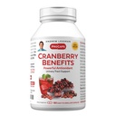 ANDREW LESSMAN Cranberry Výhody - 180 Kapsule - podporuje močový mechúr, obličky a močových ciest zdravie. Vysoká potencie Štandardizované extrakty brusnicového ovocia, malé ľahko prehltnúť kapsule