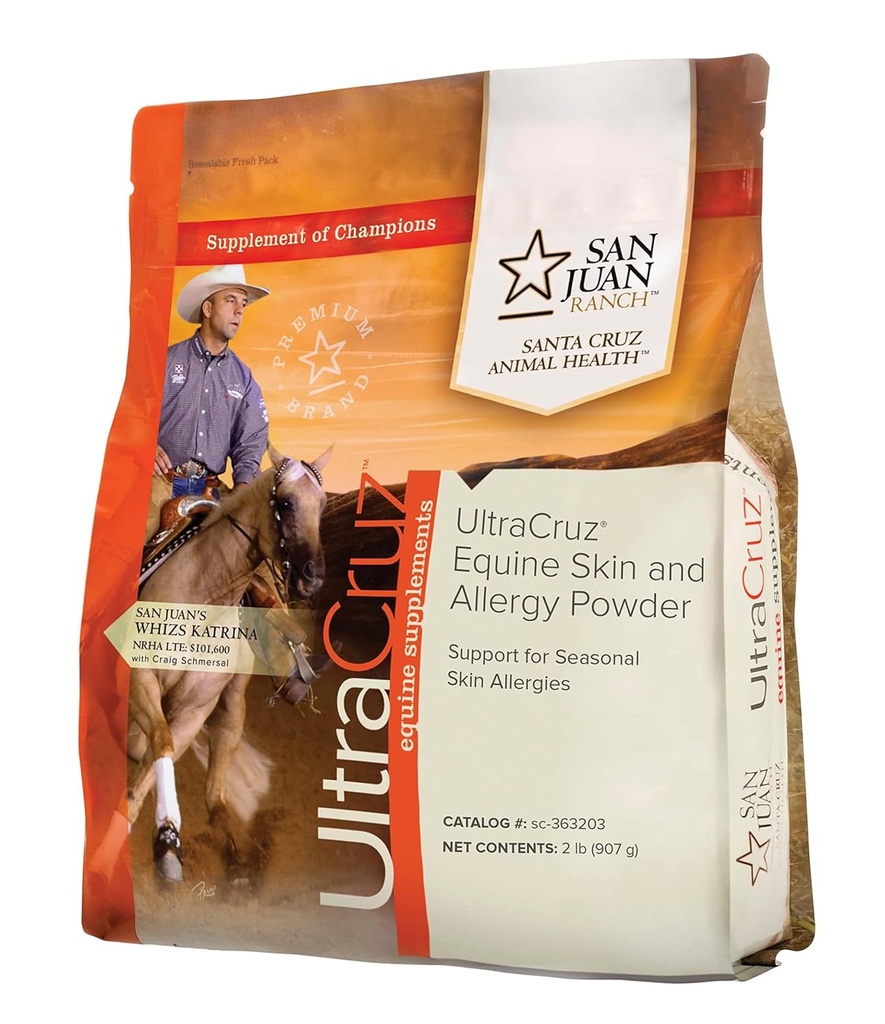 UltraCruz-sc-363203 Konské kože a alergie doplnok pre kone, 2 LB, prášok (82 Day Supply)
