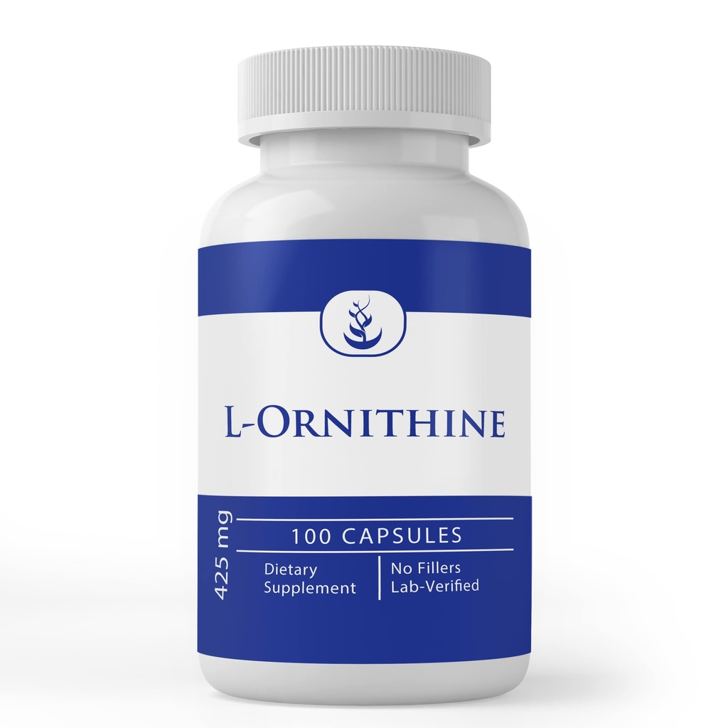 Pure Original Ingredients L-Ornithine, (100 Kapsule) Always Pure, No Additives Or Fillers, Lab Overified