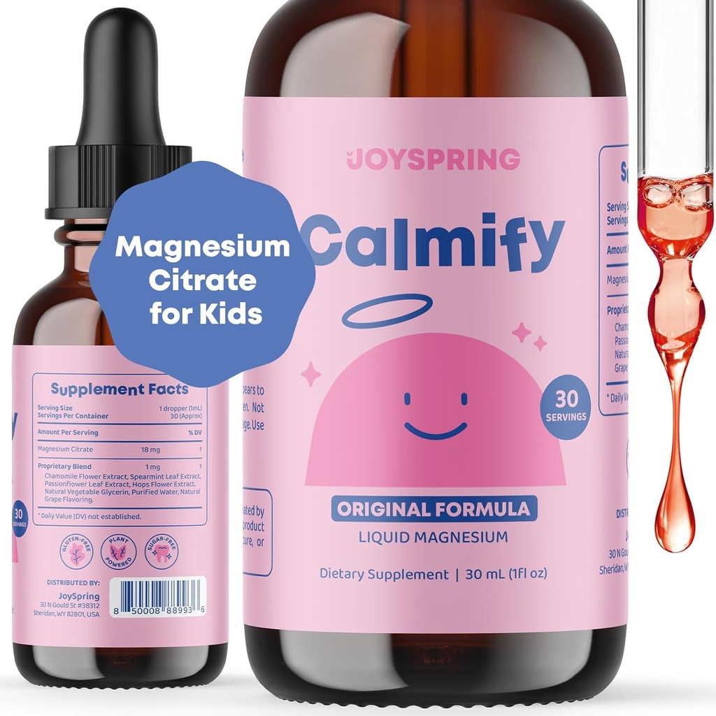 RadosťSpring upokojiť, Multivitamín, a D3+K2 kvapky Bundle 