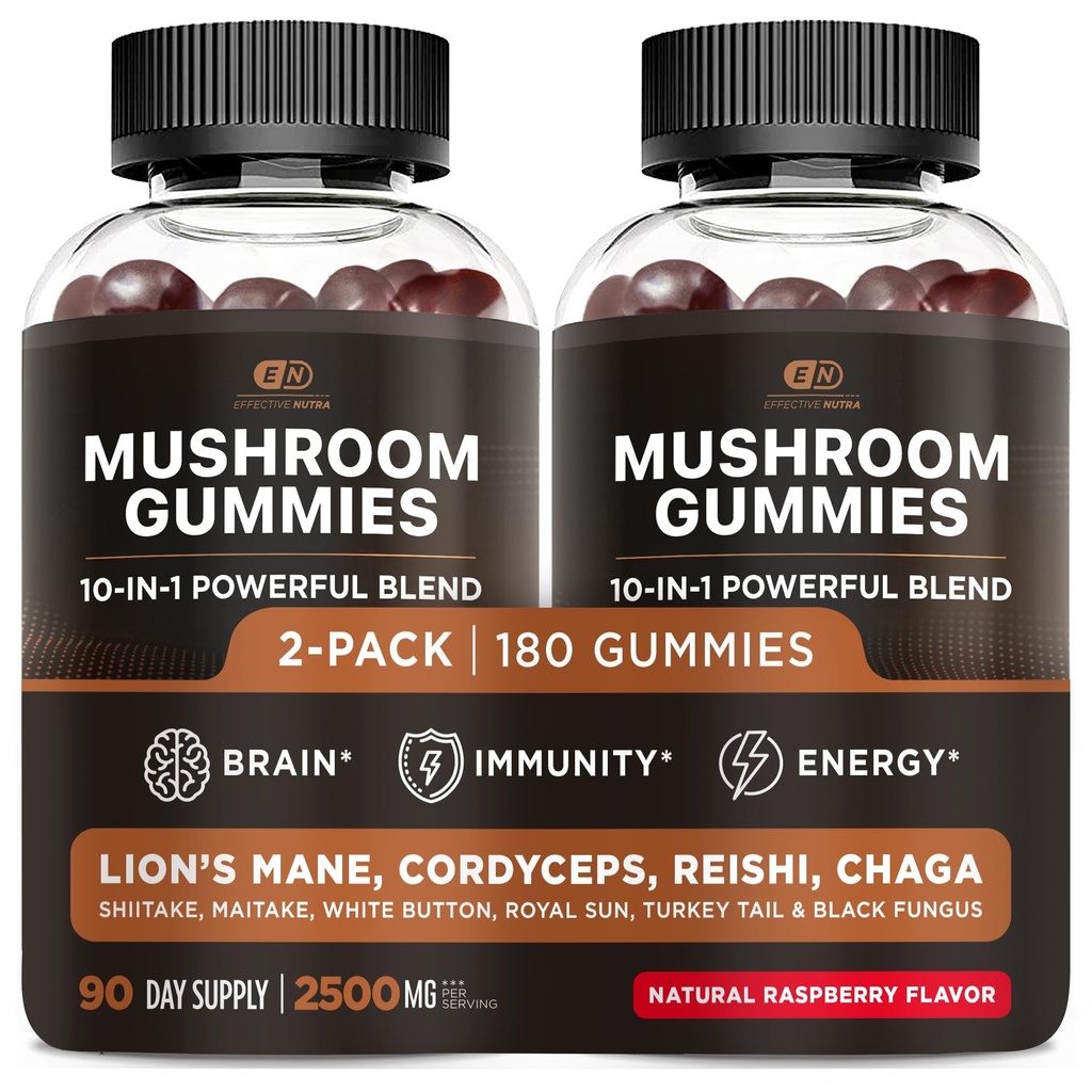Účinné NUTRA Mushrom Gummies 2500mg 