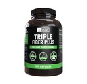 Pure Original Ingrediencie Triple Fiber (365 Kapsule) Žiadne horčík alebo ryžové výplne, Vždy čisté, Lab Overené
