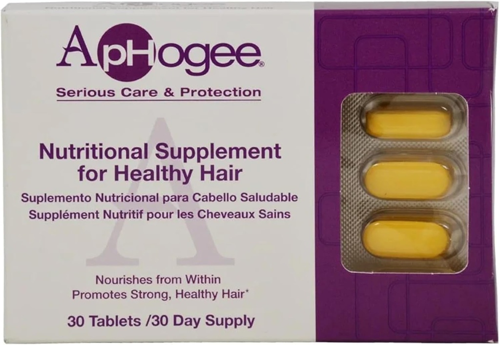ApHogee vitamín doplnok pre zdravé vlasy 30 tabliet