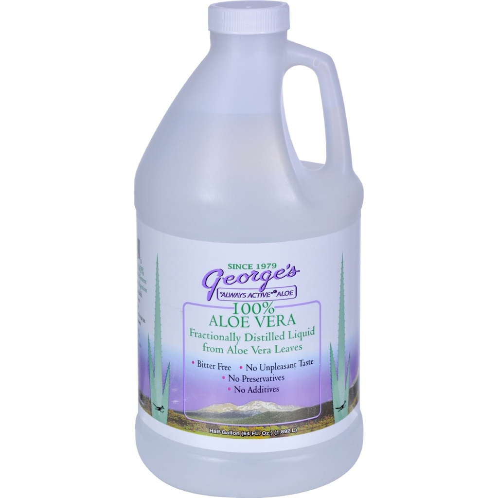 Aloe Vera Liquids Drink 64 oz George's always Active Aloe 64 Fl Oz (Stoj od 1)