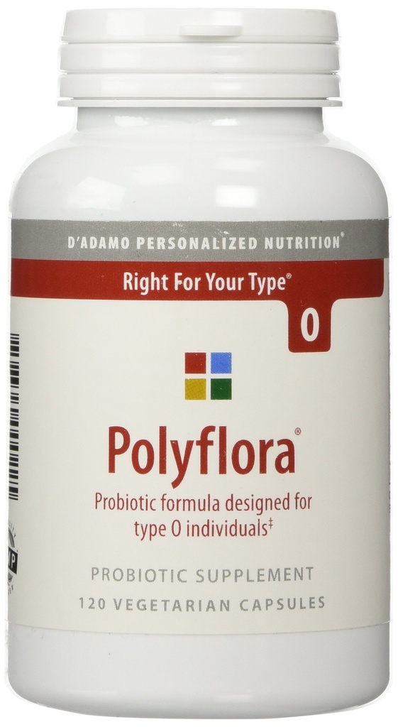 D'Adamo Personalised Nutrition Polyflora O, 120 Počet