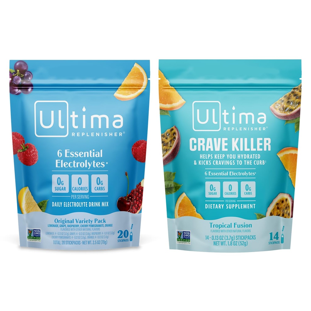 Ultima Replenisher Elektrolyte Powder Drink Mix Bundle 