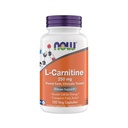Teraz doplnky, L-karnitín 250 mg, Purest Form*, Amino Acid*, Fitness Support*, Metabolická podpora 120 Vegetariánske kapsule, Gluten Free, Vegan, Kosher, non-GMO