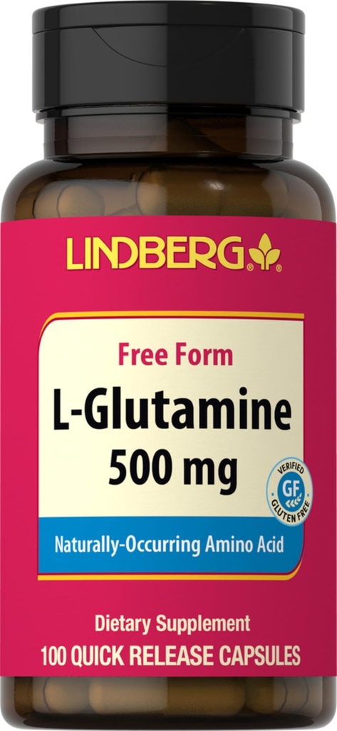 Lindberg L Glutamínové kapsule pre ženy a mužov 500 mg 