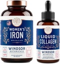 WINPBERR BOTANICALS Tekutý kolagén a železo pre ženy Beaty a Wellness Bundle
