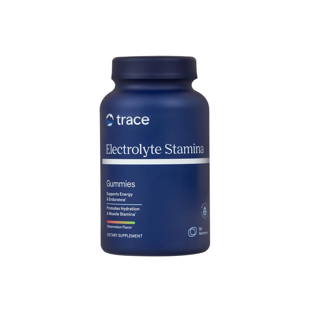 Trace Minerals Electrolyte Vytrvalosť Gummy - Pohodlné Electrolyte doplnok, ktorý podporuje hydratáciu - podporuje optimálnu energiu - svalová vytrvalosť - Vegan - Watermelon - 90 Počet (30 Servings)