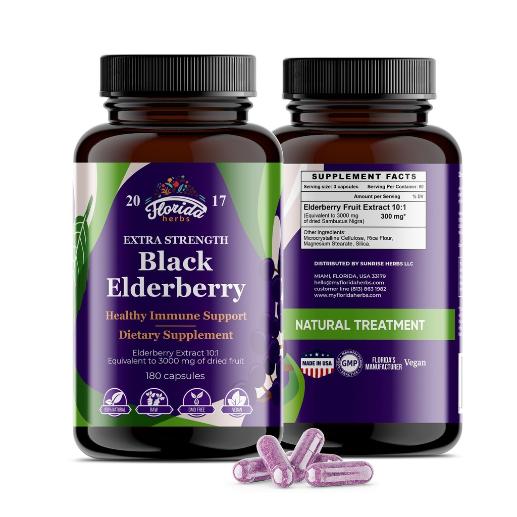 Black Elderberry Kapsule 