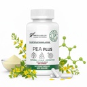 Nový Zéland - Palmitoyletanolamid 600mg + luteolín - Mikronizované Pea Supplements - 120 Vegan Kapsule