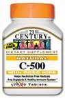 21st Century C 500 Mg s tabletami Rose Hips, 110 gróf (Pack of 2)