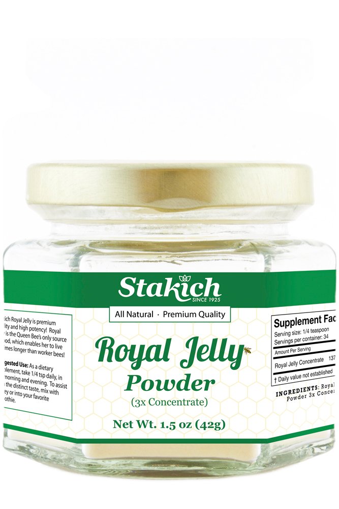 Stakich kráľovská želé prášok - 1.5 Ounce - 3X koncentrát - mrazené sušené, čisté, prírodné