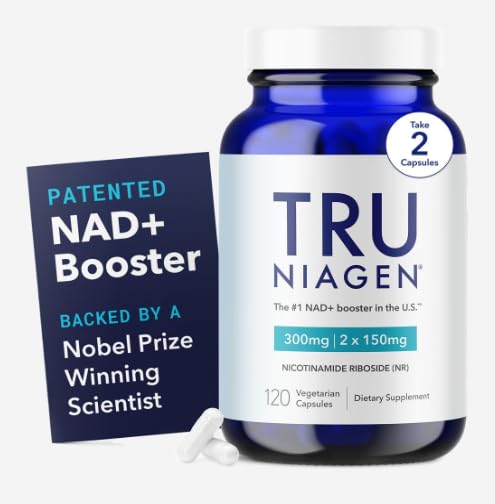 TRU NIAGEN - patentovaný nikotínamid Riboside NAD+ Doplnok. NR podporuje bunkový energetický metabolizmus a opravy, vitalita, zdravé starnutie srdca, mozgu a svalov - 60 porcií / 120 kapsúl