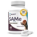 K9 Vyberte SAM-e pre psy: 225mg, 60 Tablety Aktívne S-Adenozyl-L-Metionín Pečeň Supplement - kognitívne a spoločné zdravie výživa pre stredné a veľké psy - rovnaký pes Liver Nutritional Supplement