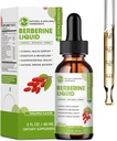 Berberine Supplement Liquid Drops, Berberine with Ceylon škorica, Turmerica, Resveratrol, Horký Melon, & Viac-Extra sila Vegan Supplement, Supports Immune System & Digestive System