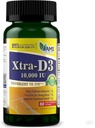 Amerika Medic & Science Xtra D3 vitamín D 10 000 IU (250 μg) cholekalciferol doplnok pre mužov a ženy (60 ľahko prehltnúť softgely) Najlepšie pre kosti, zdravie srdca, imunitný systém podpora, pľúcna funkcia
