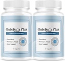 (2 Pack) Quietum Plus - Oficiálne Quietum Plus Advanced Supplement Formula, Original Quietum Plus Recenzie, Všetky prírodné QuietumPlus Advanced Formula pre zdravé ucho, 120 Kapsule po dobu 2 mesiacov