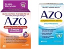 AZO Bladder Control s Go-Less® & Weight Management Dietary Supplement & Complete Feminine Balance Daily Probiotiká pre ženy, klinicky preukázané, že pomáhajú chrániť