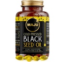 Maju Superfoods Black Seed Oil Kapsule, Silné Cold Pressed, 2% Thymochinón, 100% Turkey Black Cumin Nigella Sativa Seed Oil, Organic BSO, Tekuté Blackseed, 120 Gróf, 500mg per Capsule