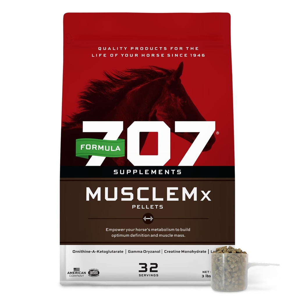 Formula 707 MuscleMx Equine Supplement, 3lb Vrece 