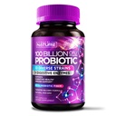 100 miliárd CFU Probiotic - Daily Digestive Gut Health Supplement for Men & Women - Lactobacillus acidophilus, Bifidobacterium & Prebiotics - Non- GMO, Gluten & Dairy Free, Shelf- Stable - 60 kapsúl