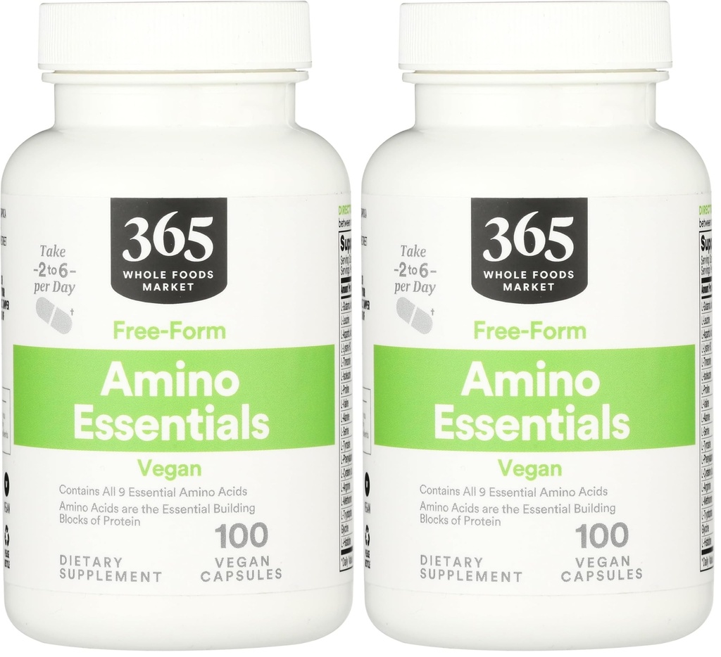 Celý potravinový trh, Amino Essentials, 100 ct (Pack of 2)