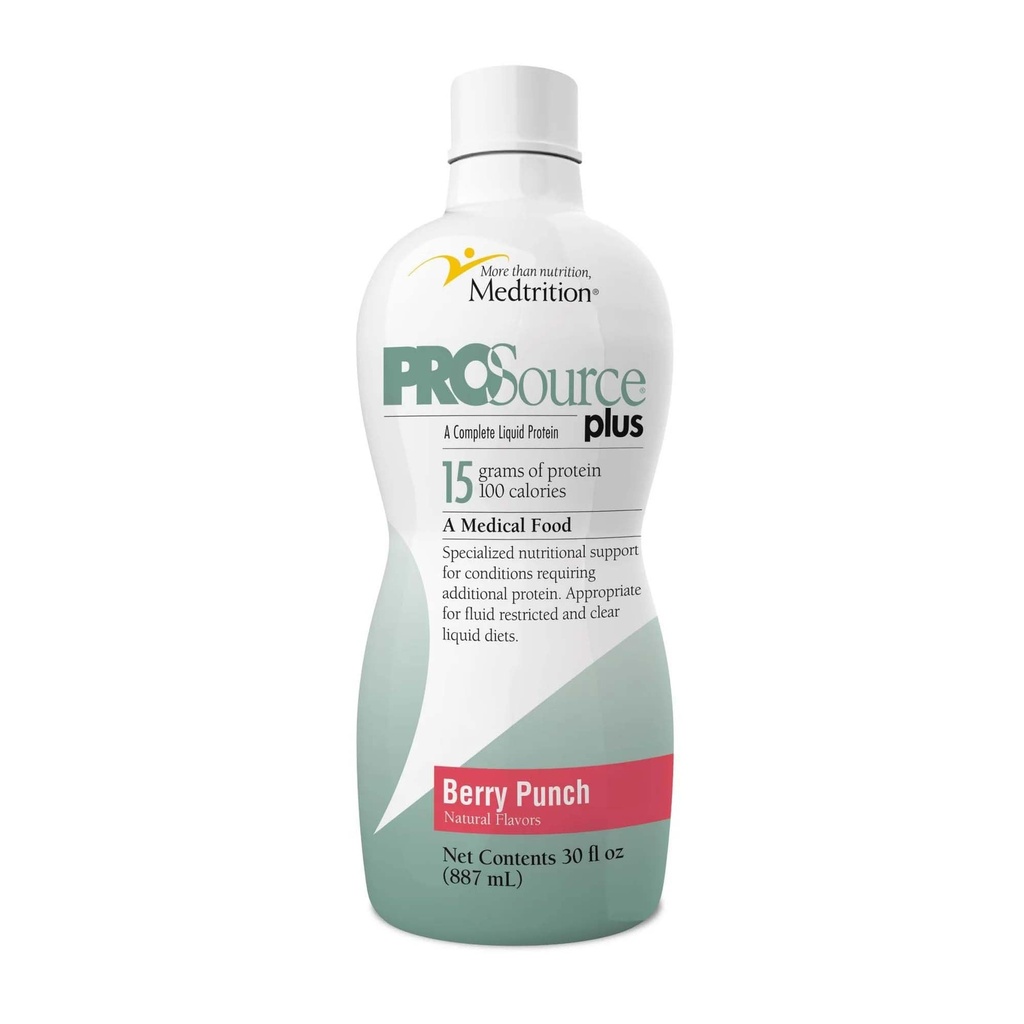 ProSource Plus perorálny doplnok Berry Punch 30 oz fľaša