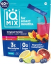 IQMIX hydratačný Elektrolyt prášok 4-in-1 Formula pre hydratáciu, duševnú jasnosť, náladu a zotavenie 
