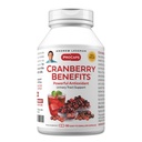 ANDREW LESSMAN Cranberry Výhody - 60 Kapsule - Podporuje močový mechúr, obličky a močových ciest zdravie. Vysoká potencie Štandardizované extrakty brusnicového ovocia, malé ľahko prehltnúť kapsule