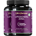 Lipozomálne Pure Zinok Picolinate Supplement with Copper, Immune Support, Metabolizmus, a zdravie kože 