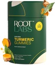 Kurkuma Gummy I Nodded Sugar I 95% Curcumin & Black Pepper Extract I pre dospelých a deti I non-GMO I 100% Natural & Organic I Tretia strana testované I 500 mg I 60 Gummy