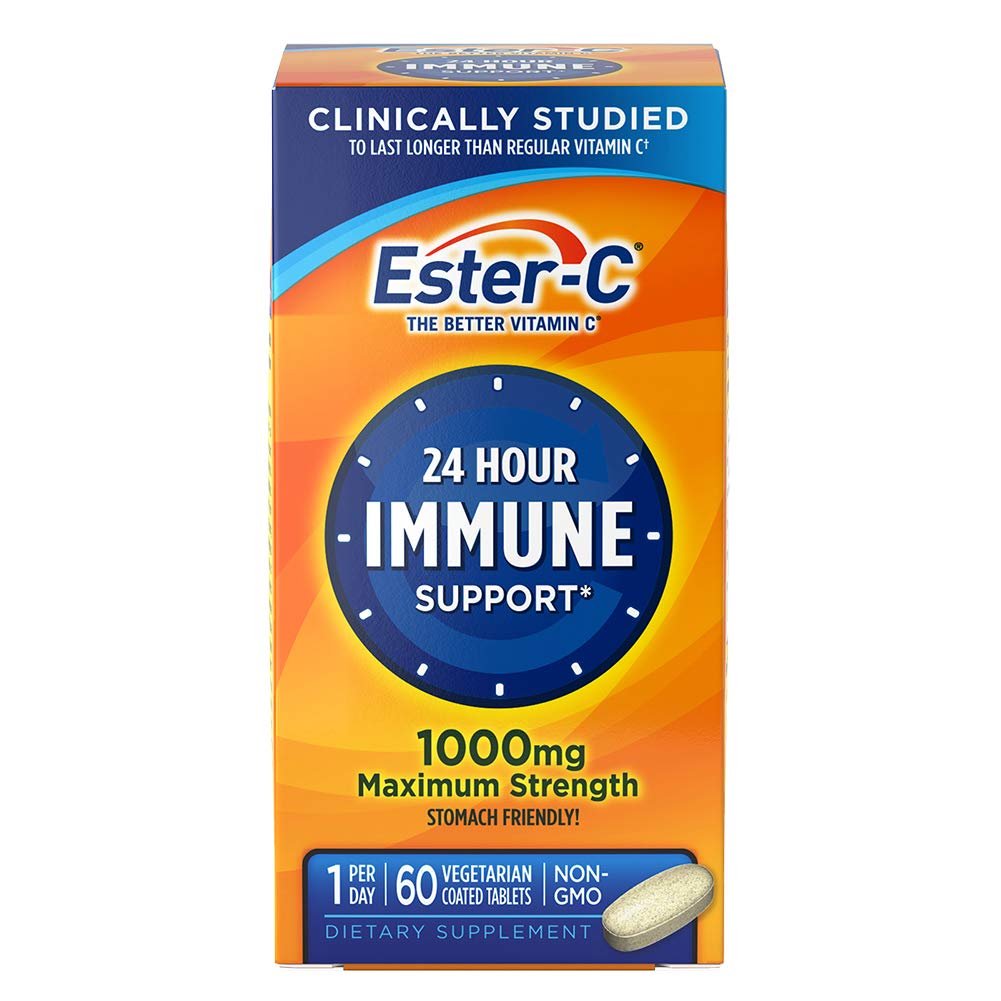 Ester- C vitamín C, 1 000 mg, 60 obalených tabliet (balenie May Vary)