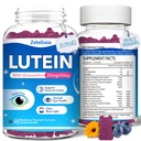 2 balenie Lutein Gummies, 12 v 1 luteín a Zeaxantin doplnky očné vitamíny Gummy pre dospelých, Očné zdravie doplnok s viacerými vitamínmi pre podporu očí a zraku - 120 Gummies
