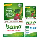 Beano Extra sila 100ct & beano prejsť Vreckové balenie 12ct
