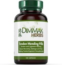 Certified Organic Tendon Mending pilulky: Tendon a väz Regenerácia a oprava byliniek Dimmak - 100 Caps 500mg