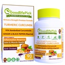 Premium Turmeric kapsuly s zázvorom a čierne korenie. Kurkumín Supplement from Turmeric Curcumin 95% Curcuminoids & Ginger Root AllNatural NonGMO NO Ryža Prášok NO Stearate NO Silica NO Gluten 90ct