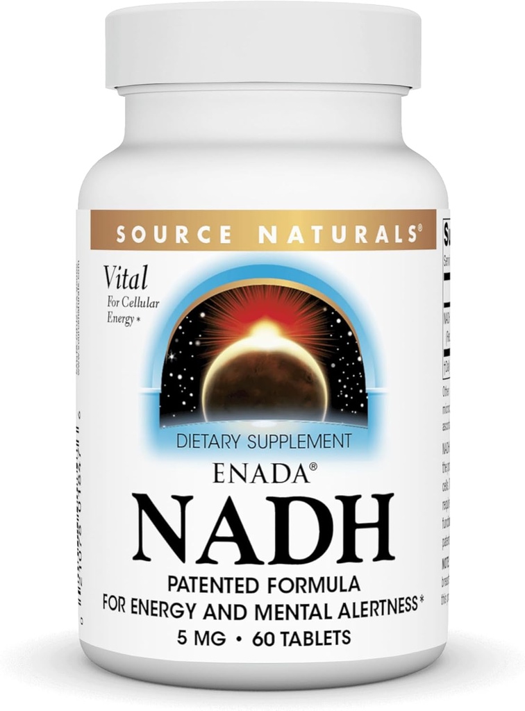 Zdroj Naturals Enada NADH 5mg, 60 Tablets