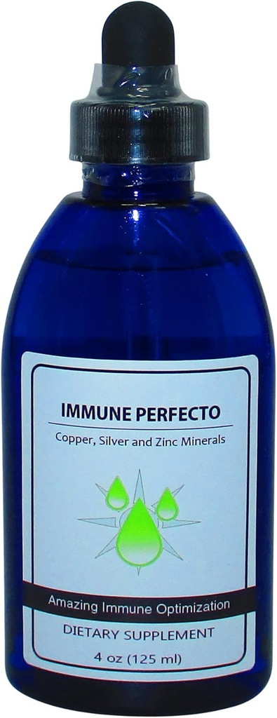 Immune Perfecto - Koloidné striebro 3000 PPM, meď a zinok 2000 PPM 