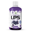 LPS Liquid Collagen & Wheey Protein Supplement - Bezcukrový, bezfarbený, bez GMO nápoj - hydrolyzovaný kolagén a whey Peptidy podporuje zdravú pokožku a vlasy pre mužov a ženy, hrozno, 32 fl oz