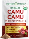 Camu Camu prášok Organický vitamín C - 8 oz Bag 45 Slúži - Raw Camu Camu Berry, Natural VIT C Supplement Powder for Immune Support - Vegan, Non-GMO