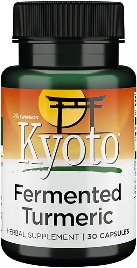 Swanson Kjóto Fermented Turmerica 30 CAPS