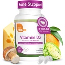 Zahler vitamín D3 3000IU, vitamín D3 doplnok 3 000 IU, certifikovaný Kosher (250 Softgels)