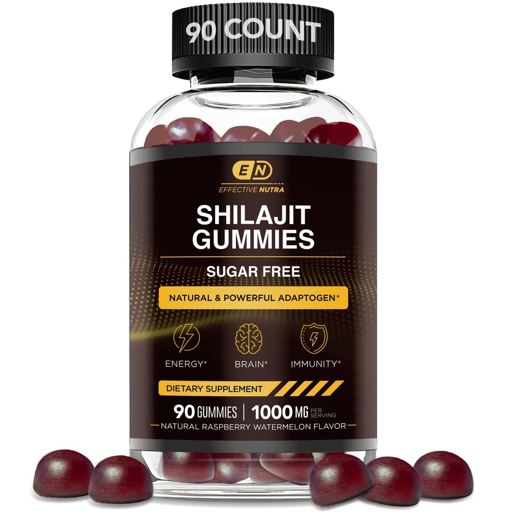 Účinné NUTRA Shilajit Gummies 1000mg 
