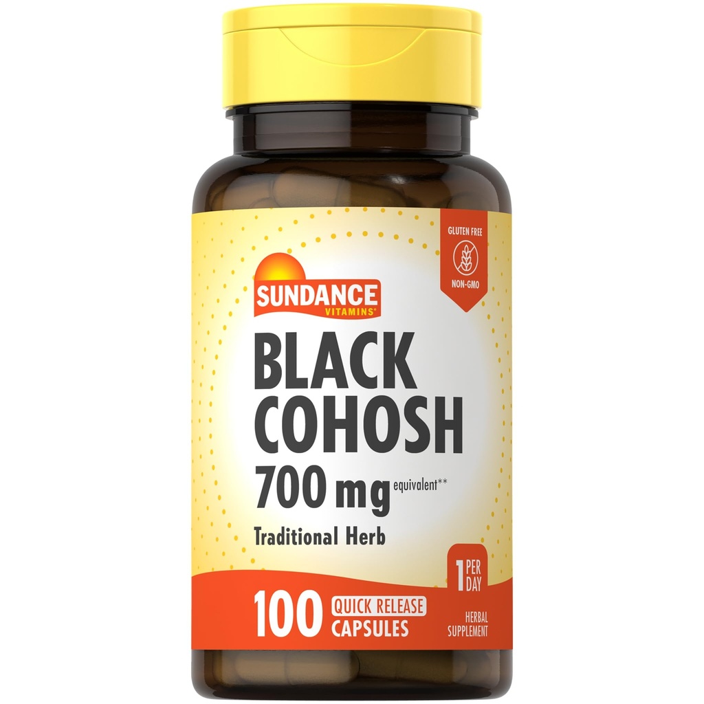 Sundance Black Cohosh 700mg 100 Quick Release Kapsule 