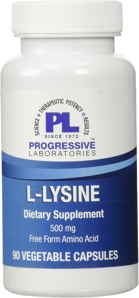Progresívne Labs L-lyzínové doplnky, 500 mg, 90