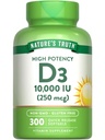 Pravda prírody vitamín D3 10000 IU Softgels 